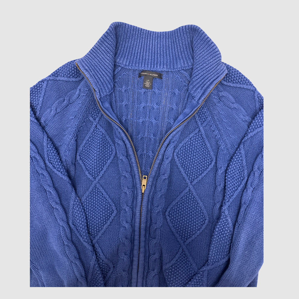 Cardigan torsadé Tommy Hilfiger- L