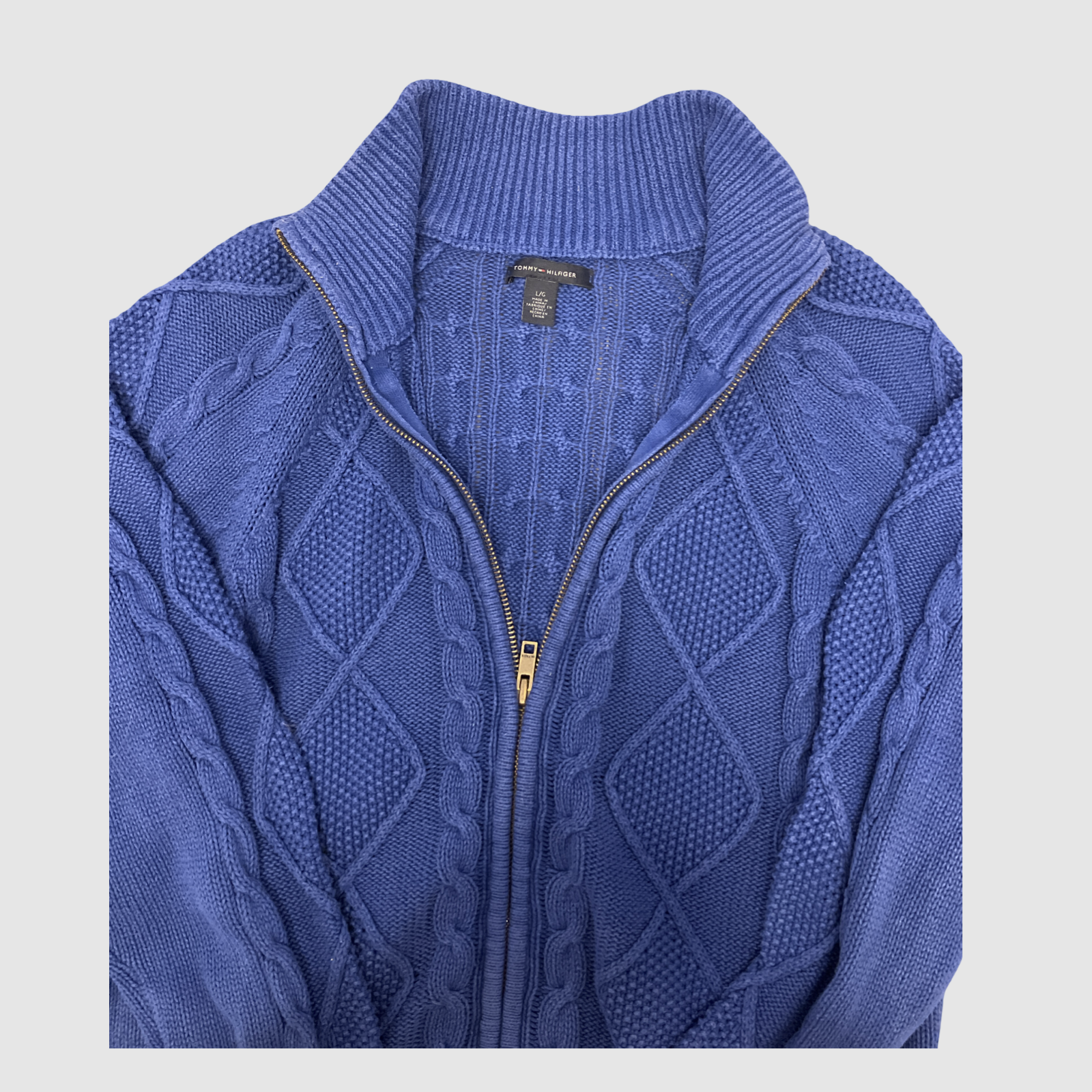 Cardigan torsadé Tommy Hilfiger- L