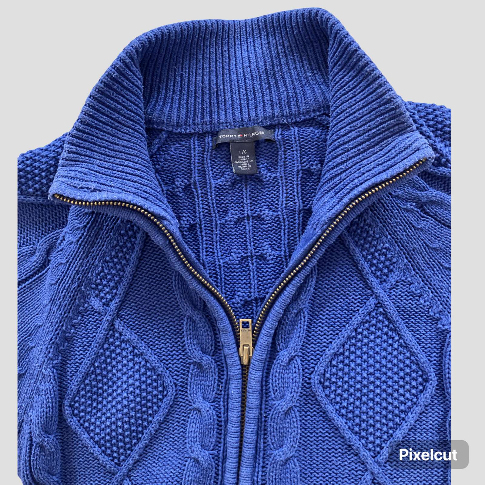 Gilet bleu klein Tommy Hilfiger - L