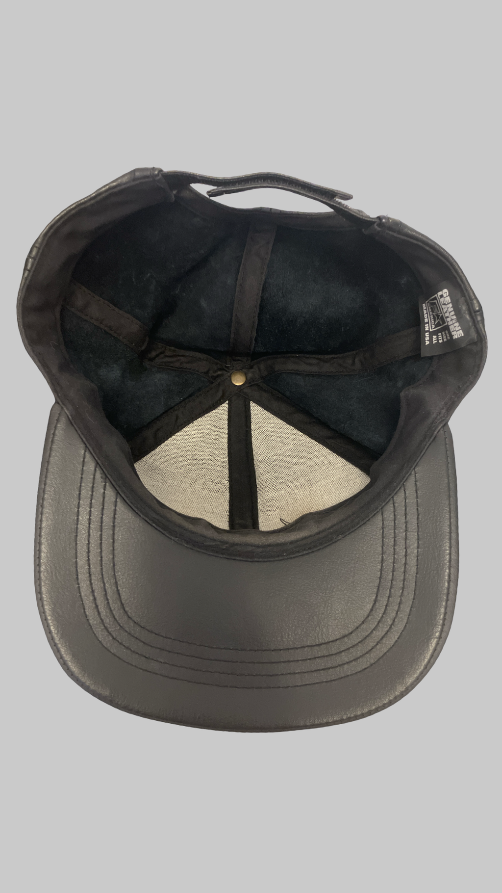 Casquette cuir