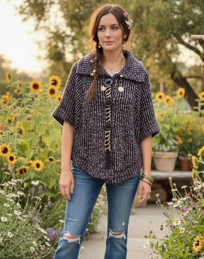 Poncho Vintage Moffi - L
