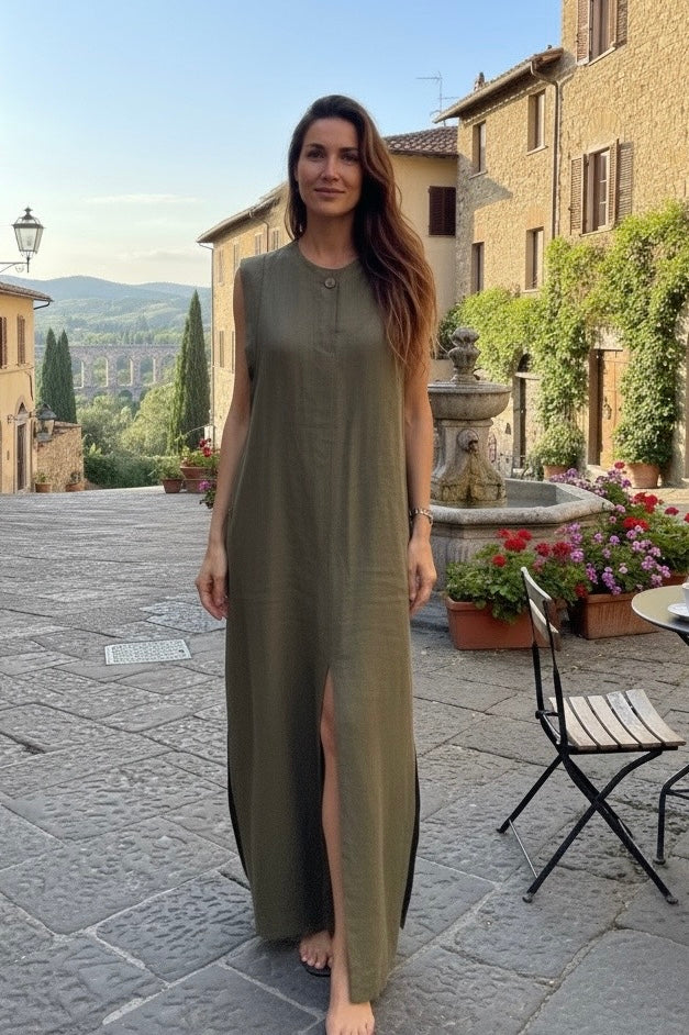 Robe en lin Galitzine