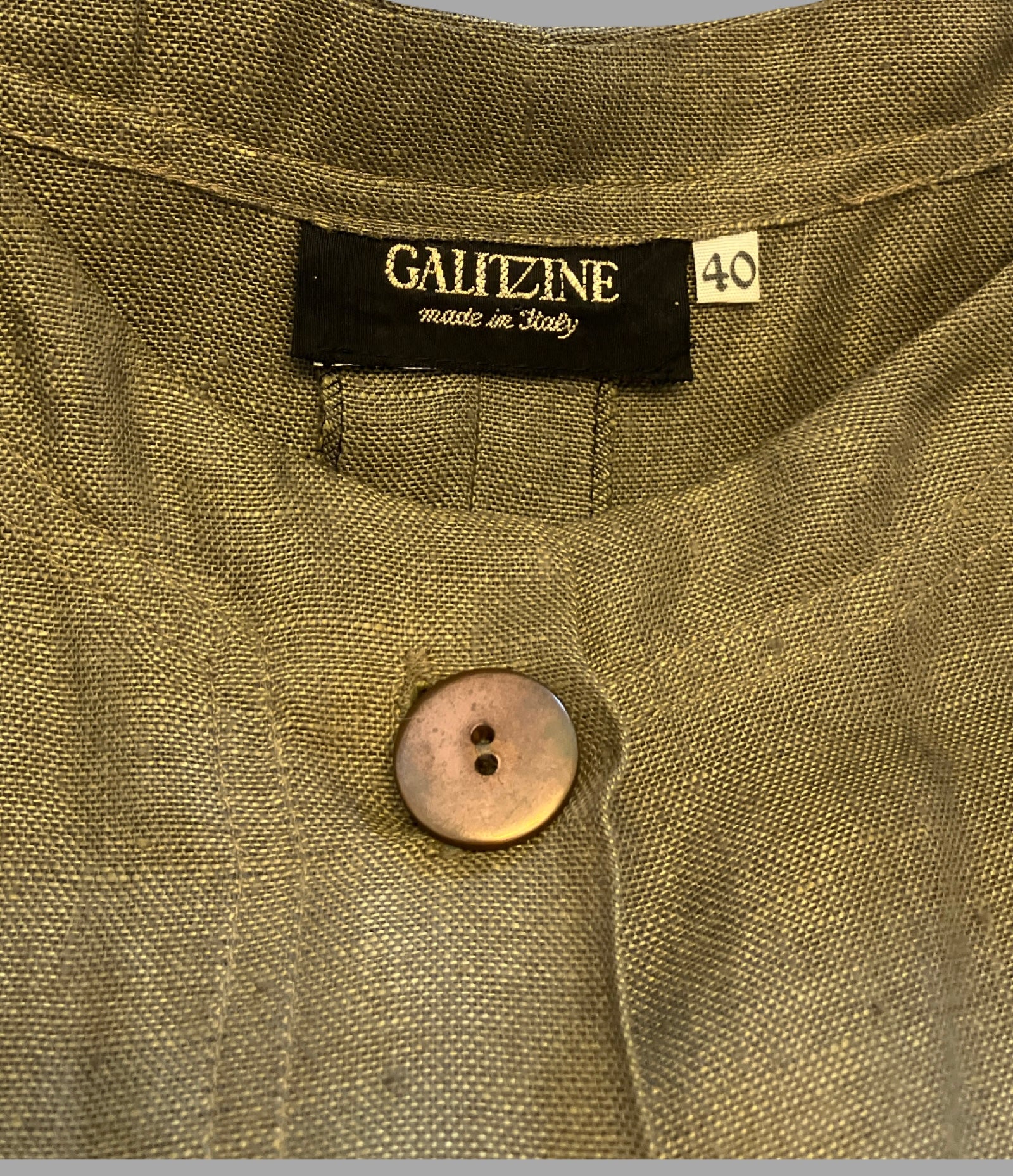 Robe en lin Galitzine