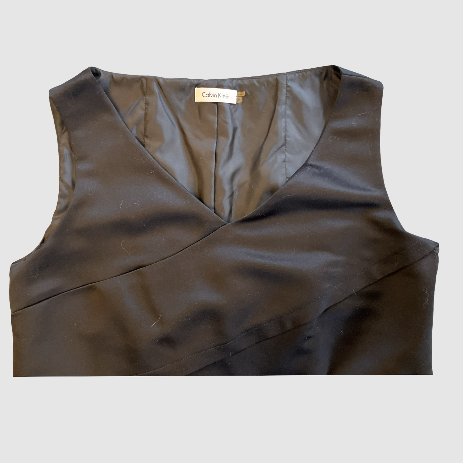 Haut noir satiné Calvin Klein - M