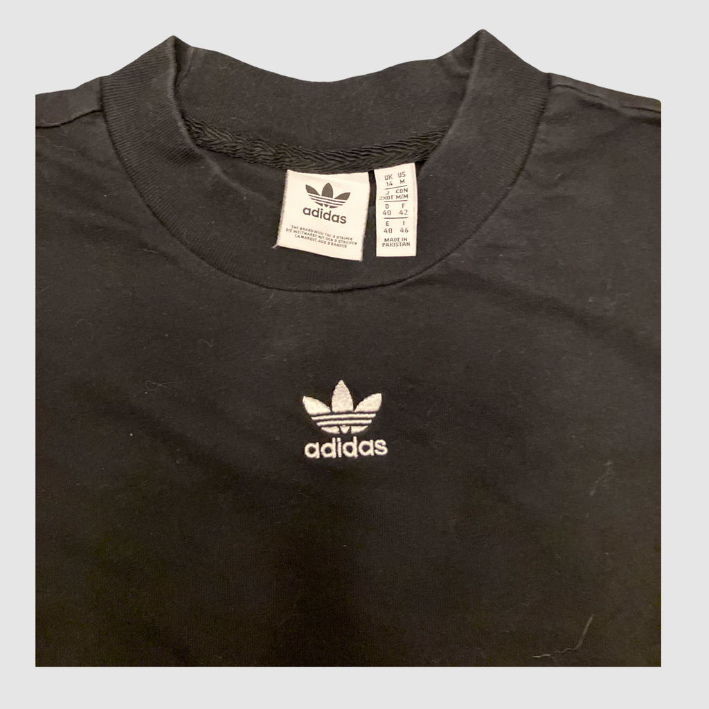 Crop top noir Adidas - M